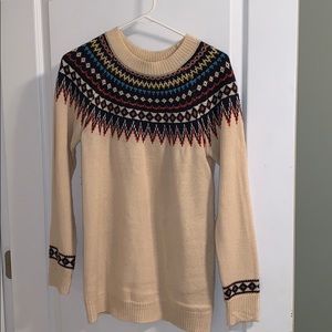 Boutique patterned sweater